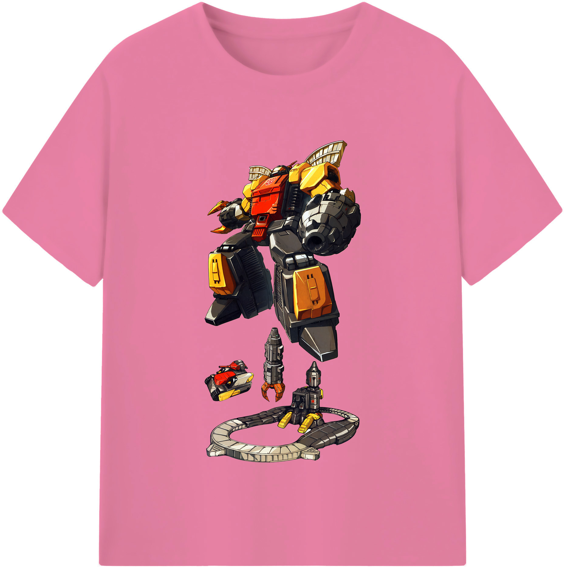 （画像用） Transformers トランスフォーマー 綿100％半袖Tシャツ（フロントプリント）